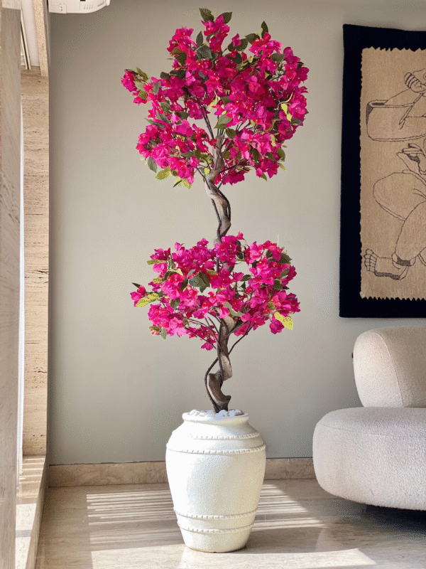Plante artificielle de bougainvillier fuchsia rose – 1,8 mètre