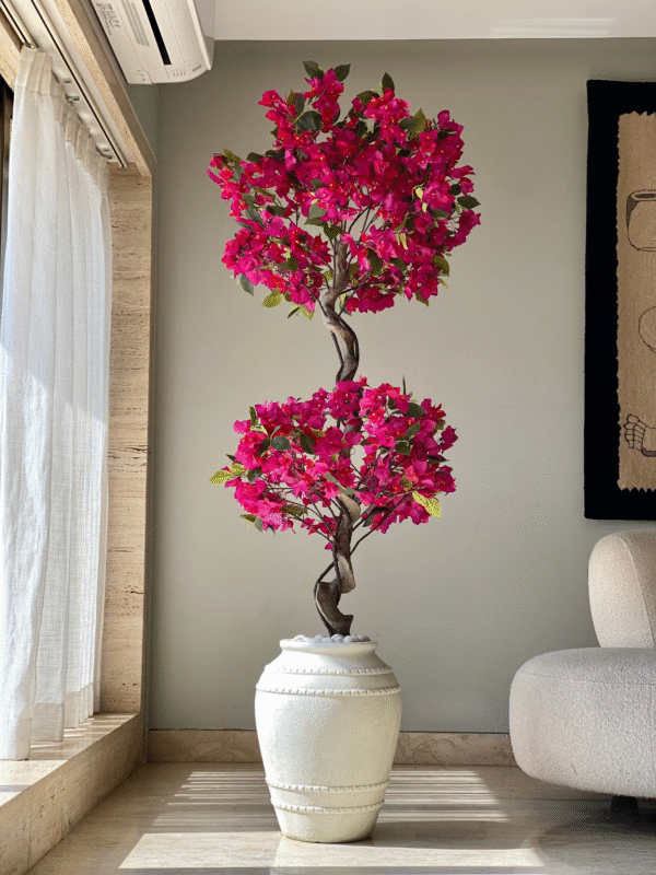 Plante artificielle de bougainvillier fuchsia rose – 1,8 mètre - Image 2
