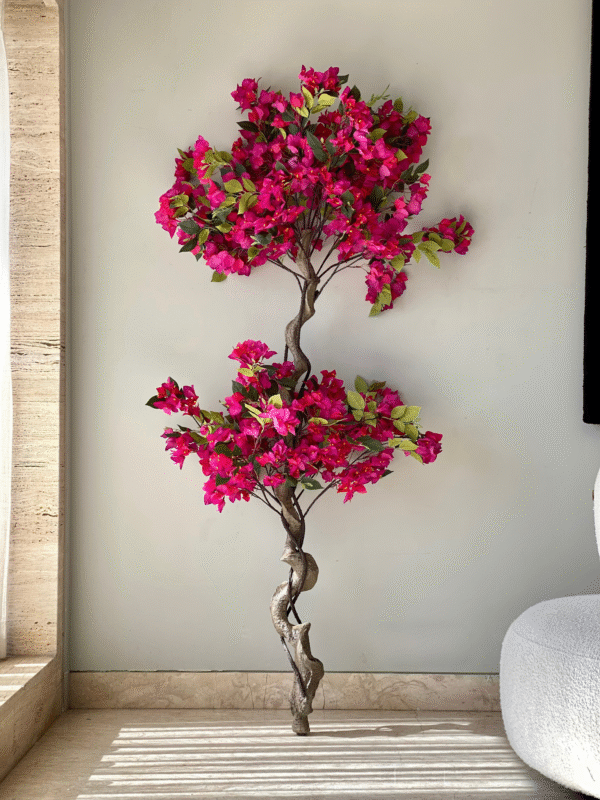 Plante artificielle de bougainvillier fuchsia rose – 1,8 mètre - Image 5