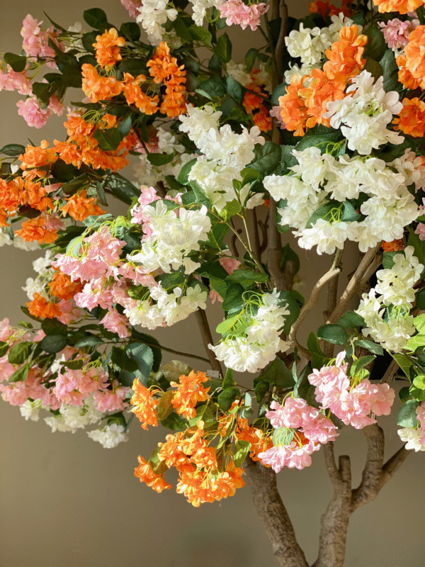 Plante artificielle à fleurs éclatantes – 2,40 mètres - Image 5