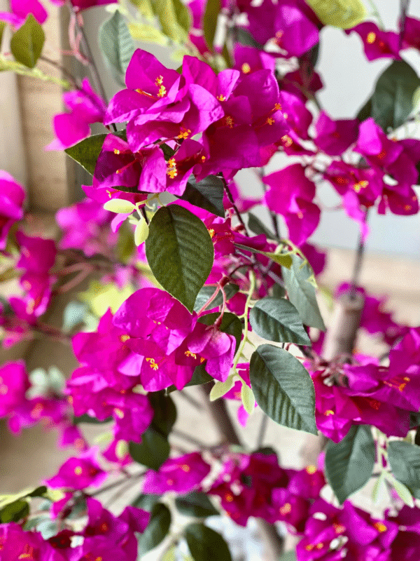 Plante artificielle de bougainvillier violet – 1,20 mètre - Image 3