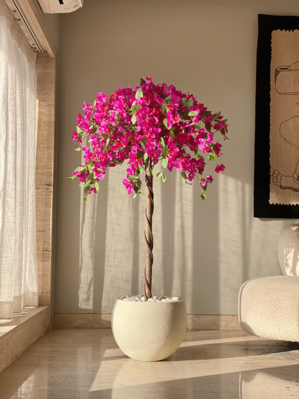 Plante artificielle de bougainvillier Blume rose – 1,50 mètre