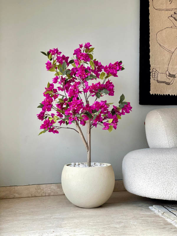 Plante artificielle de bougainvillier violet – 1,20 mètre - Image 5