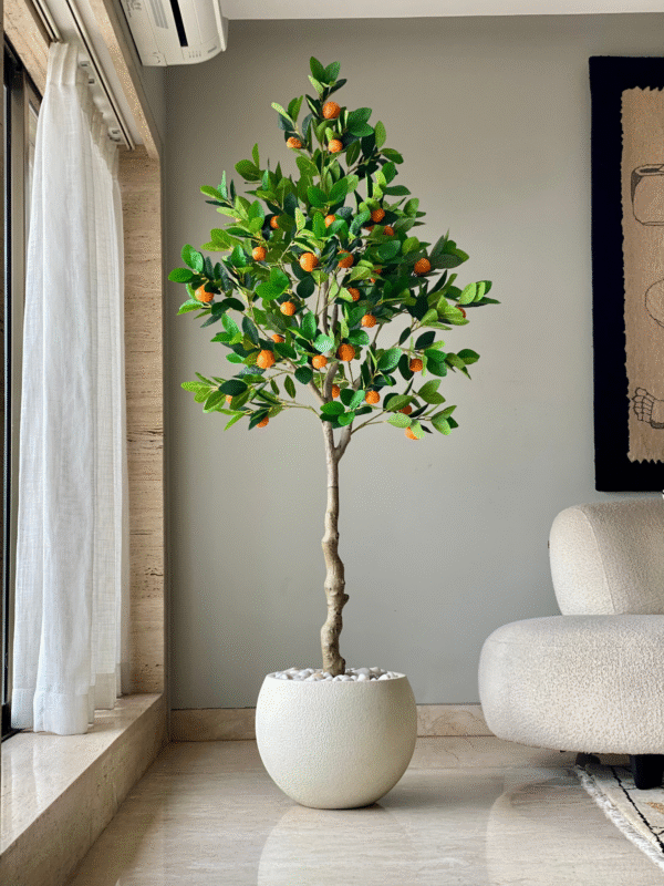 Plante artificielle tropicale d’oranger – 2 mètres