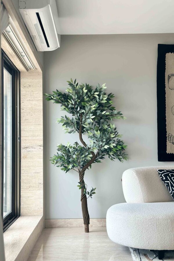 Arbre artificiel Ficus torsadé – 1,80 mètre - Image 2